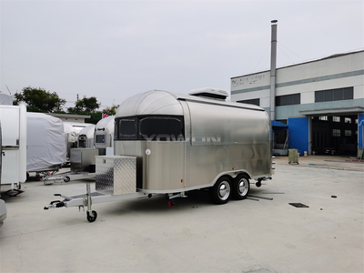 European standard stainless steel type food trailer