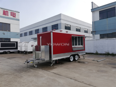American standard food vending van with sliding glass window