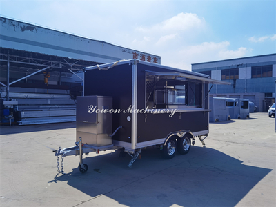 Australian standard mobile Chinese food vending truck Chinese food restaurant on road