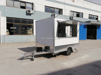 European standard mini food truck with single axle