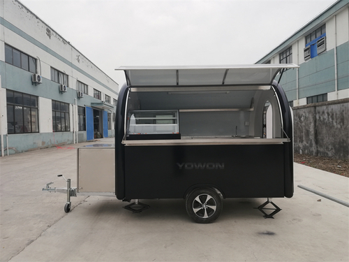European standard bakery cake vending cart food trailer