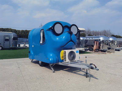 COC verified commercial Pet bathing and care trailer, mobile pet store