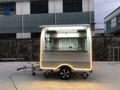 European standard Polyurethane insulated fast food trailer