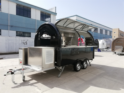French standard concession food trailer 3.4 meters length