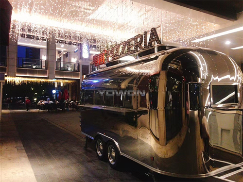 mobile pizza truck customized trailer