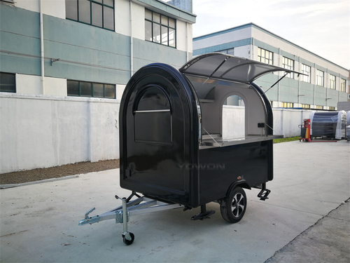 common European standard vending trailer, fast food cart